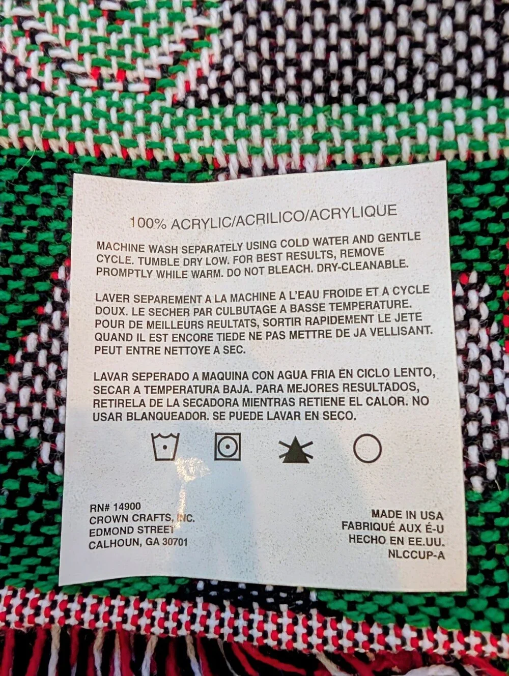 Christmas Train Throw Blanket